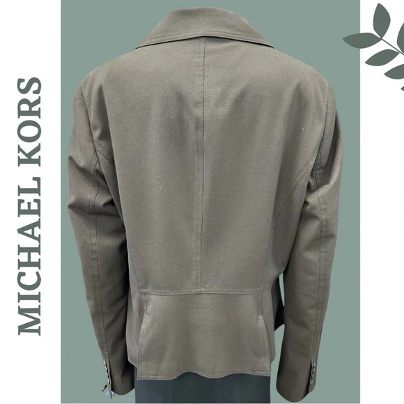 Michael Kors Brown Label Lined Single
Breasted Blazer Chocolate Brown Size 14 - Picture 3 of 8